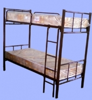 Кровать двухъярусная на металлокаркасе